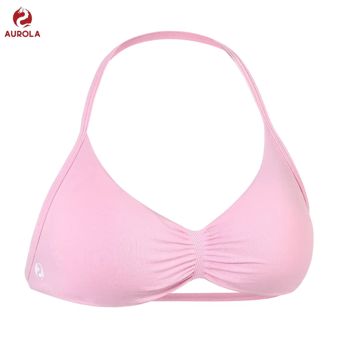 AUROLA Influence Strappy Bra Sports Bras for Women, Backless Padded Impact Strappy Bra for Workout Gym Yoga with Removable Cups