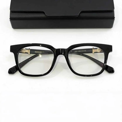 Blue Light Blocking Eyeglasses for Men & Women Lightweight Trendy Square Frames with UV400 Protection Ideal for Travel Gaming & Fishing