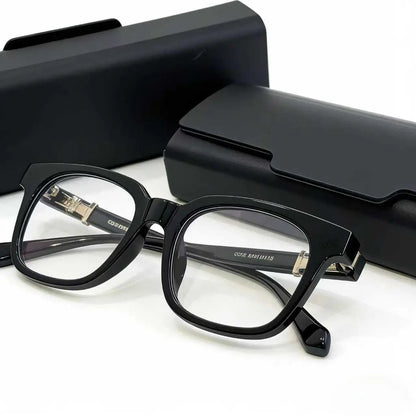 Blue Light Blocking Eyeglasses for Men & Women Lightweight Trendy Square Frames with UV400 Protection Ideal for Travel Gaming & Fishing
