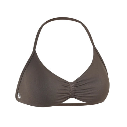 AUROLA Influence Strappy Bra Sports Bras for Women, Backless Padded Impact Strappy Bra for Workout Gym Yoga with Removable Cups