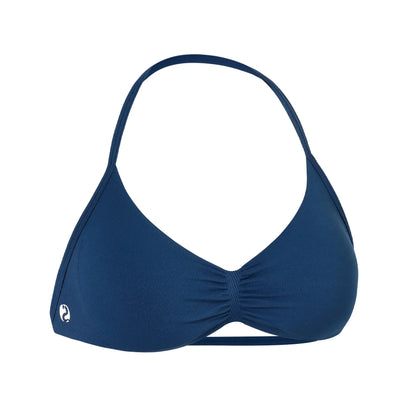 AUROLA Influence Strappy Bra Sports Bras for Women, Backless Padded Impact Strappy Bra for Workout Gym Yoga with Removable Cups
